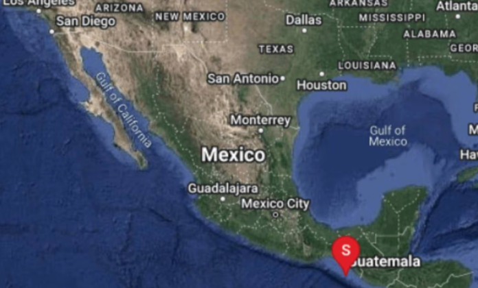Sismo magnitud de 4.8 sacude Chiapas