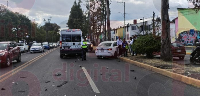 Aparato accidenté en Morelia