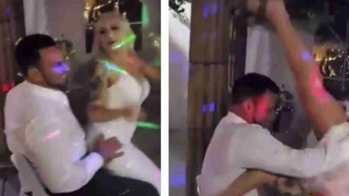 Critican a mujer por baile a su esposo durante su boda