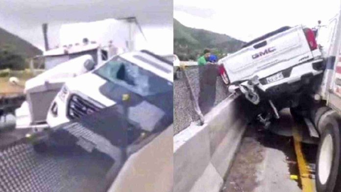 Trailero arrolla a ladrones para evitar que lo asaltaran
