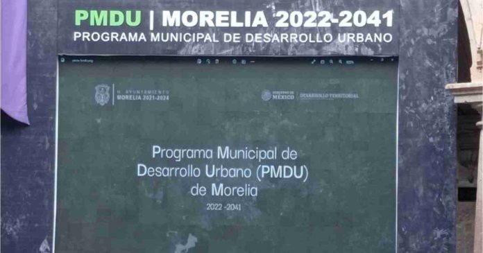 Ayuntamiento de Morelia presenta el Programa Municipal de Desarrollo Urbano (PMDU) 2022-2041