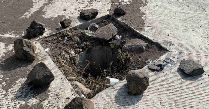 Obra abandonada en la salida a Quiroga, riesgo para habitantes y estudiantes de la zona: Denuncia