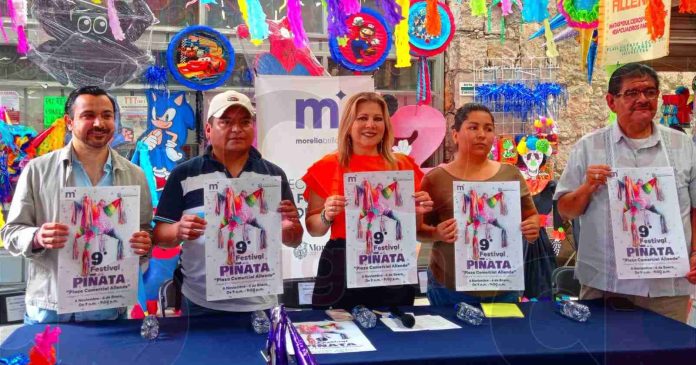 La navidad, dulces y colores se acercan con el 9no Festival de la Piñata en Morelia