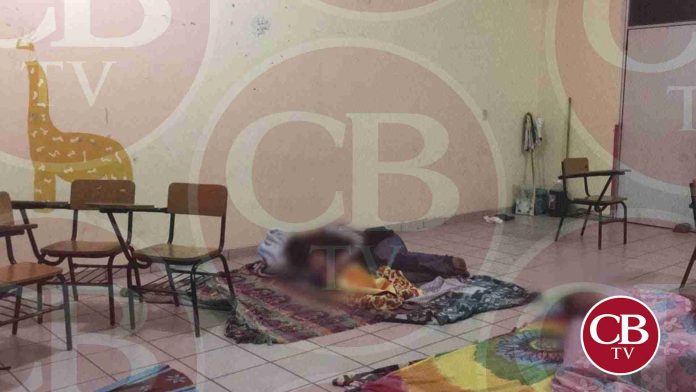 Lanzan dron explosivo a una capilla de Apatzingán