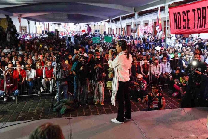 “Morena es un instrumento del pueblo de México y nosotros no le podemos fallar al pueblo’’: Claudia Sheinbaum reitera la unidad de la 4T desde Pátzcuaro, Michoacán