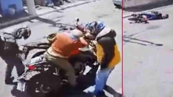 Ladrón muere al caer de moto que acababa de robar