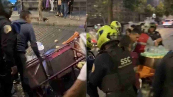 #Video: Policías agreden a familia vendedora de elotes por supuesta venta ilegal