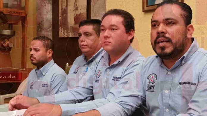 Fracción azul de la Sec. XVIII CNTE anuncia marcha masiva este martes en Morelia