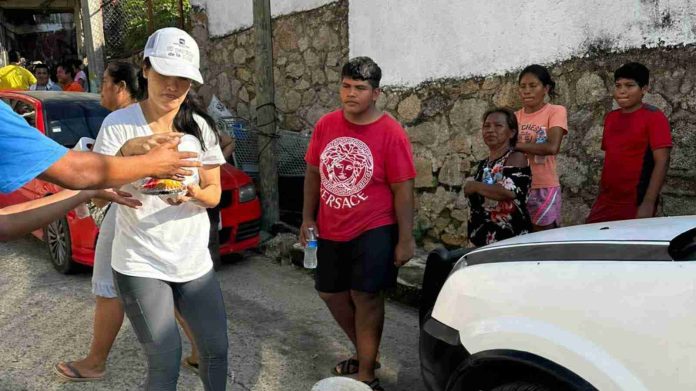 Gracias por su apoyo a las familias de Acapulco