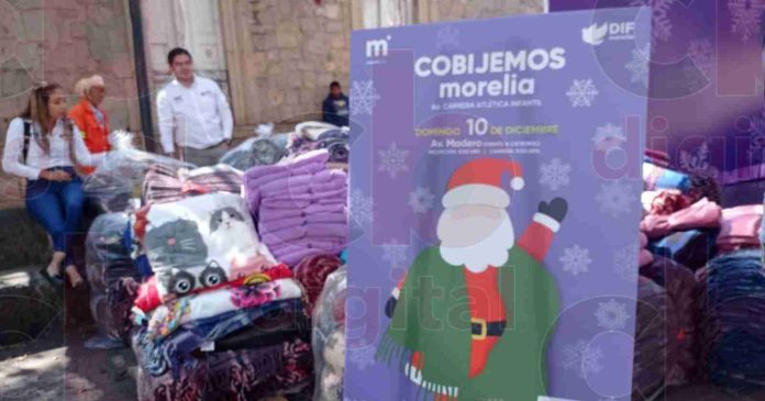 Instalan centro de recolección de cobijas en la Calzada de San Diego, para ayudar a las personas que más lo necesitan