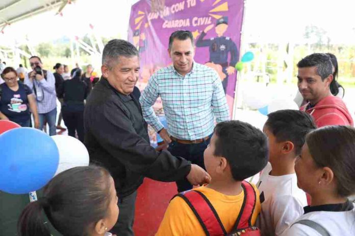 Más de 700 niñas y niños de Tancítaro, disfrutaron del programa “Mi Pequeño Gran Guardia Civil”: SSP