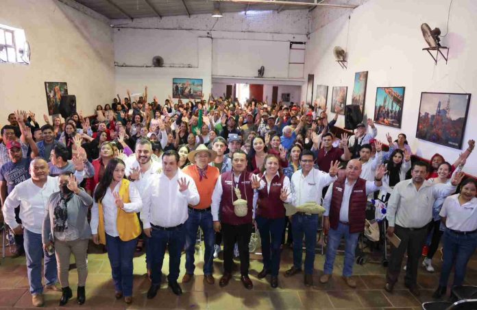 Torres Piña suma 100 municipios recorridos para defender la 4T