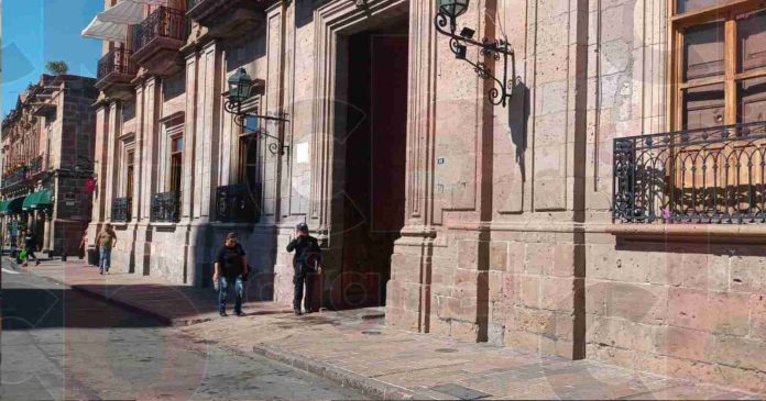 Sí hay estrategia de cuidado en Palacio de Gobierno michoacano en caso de manifestaciones