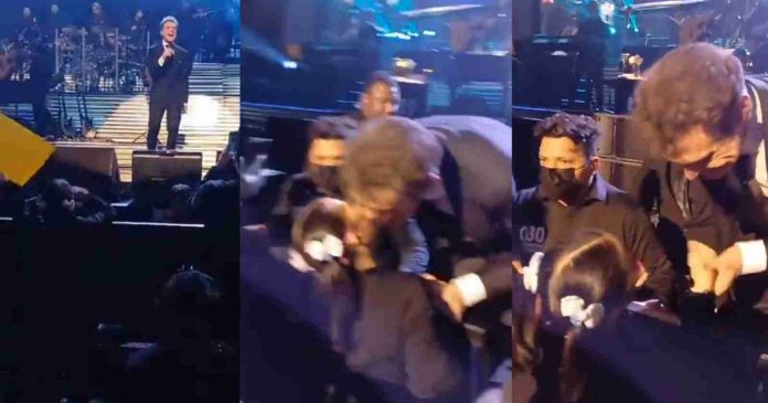 Luis Miguel besa a una niña en su concierto y enternece las redes