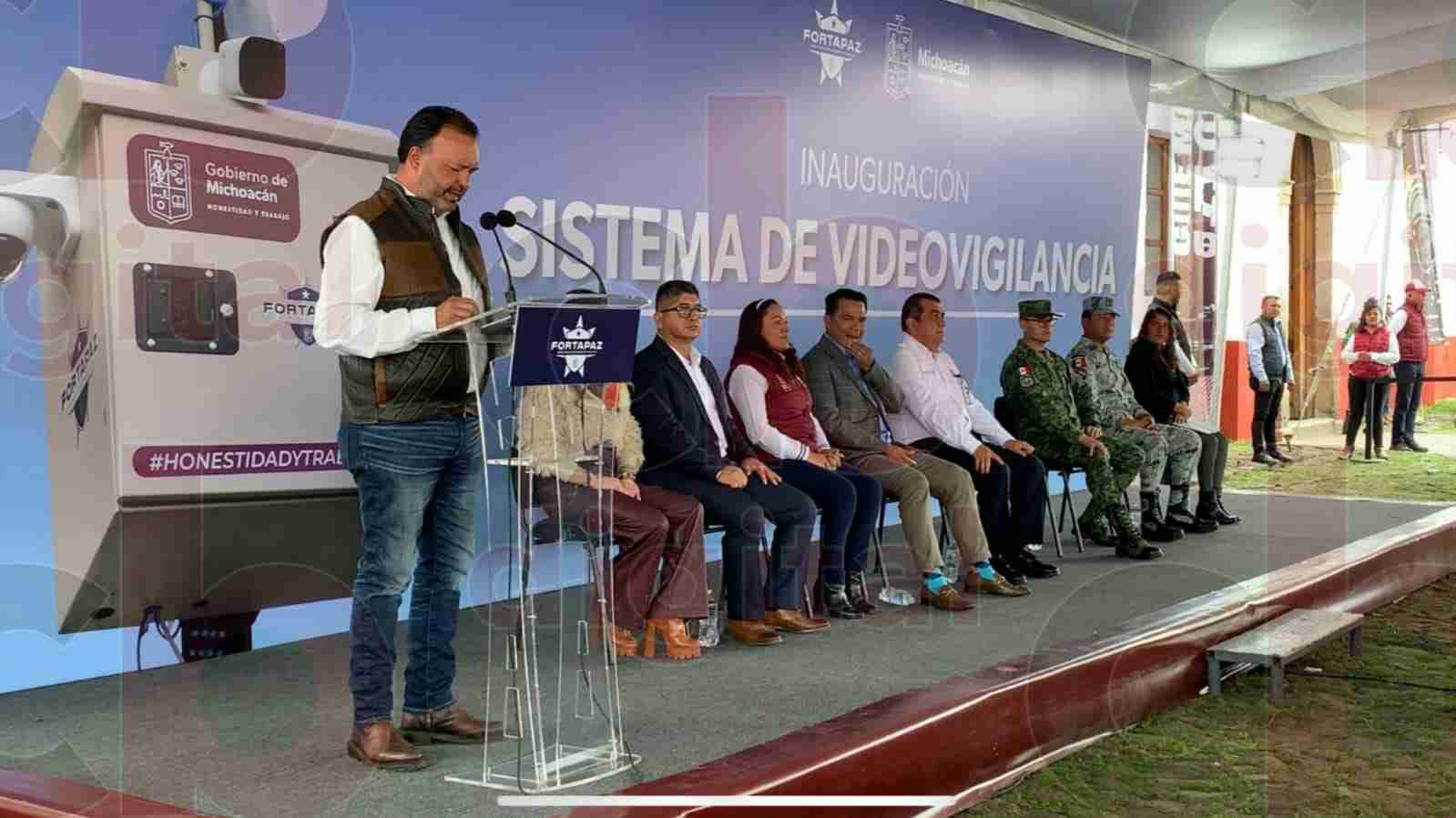 Inauguran siete circuito cerrados de cámaras de videovigilancia por medio del FORTAPAZ Inauguran siete circuito cerrados de cámaras de videovigilancia por medio del FORTAPAZ