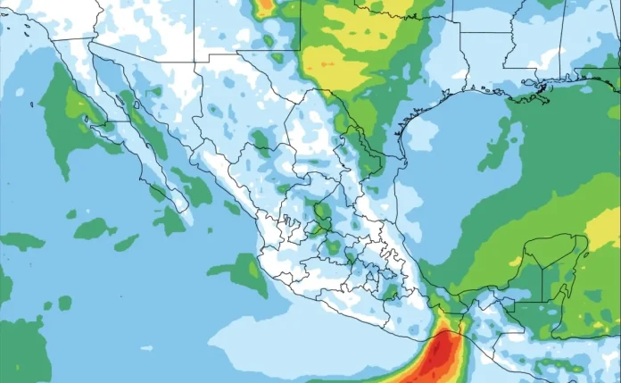 Alerta CONAGUA inundaciones con el frente frio numero 8