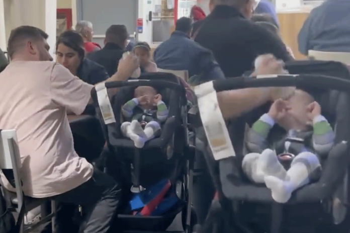 #Video: Hombre golpea a bebé en aeropuerto de Monterrey