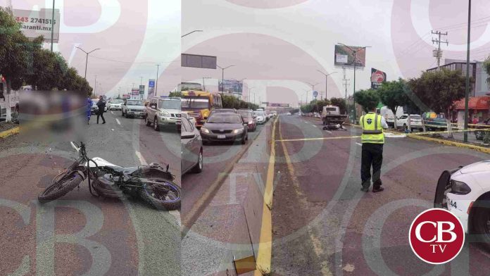 Motociclista muerto en la salida a Charo
