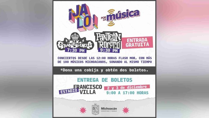 Calentarán 18 bandas michoacanas el concierto de Panteón Rococó y El Gran Silencio