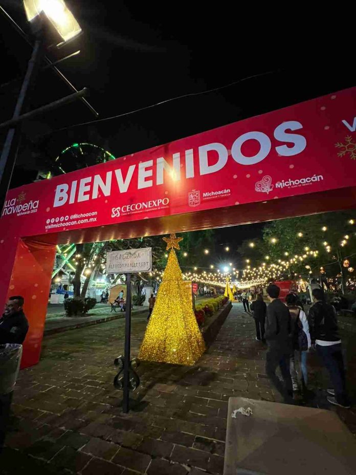Villa Navideña, gran atractivo turístico de la capital michoacana