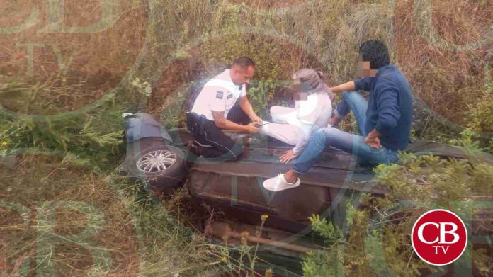 La conductora salió ilesa de milagro