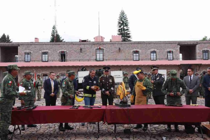 SEDENA destruye más de 500 armas de fuego en Morelia