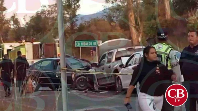 Choque múltiple deja un muerto en la Morelia-Mil Cumbres