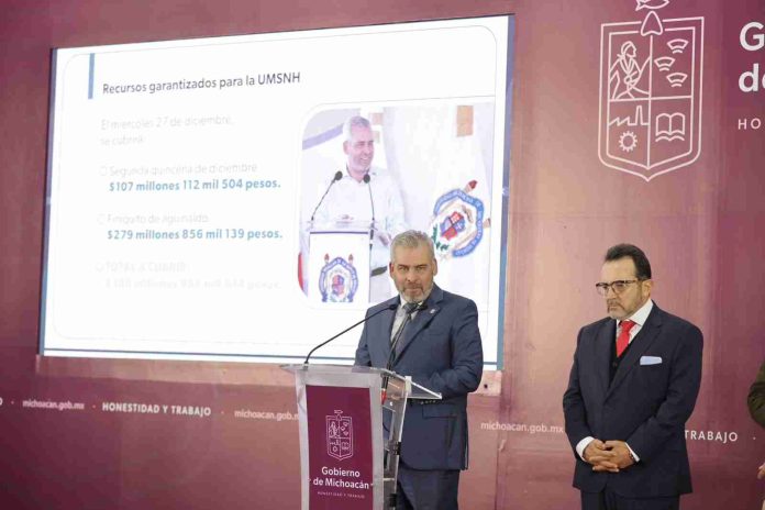 Más de 4 mil 661 mdp para hospitales del IMSS en Michoacán: Bedolla