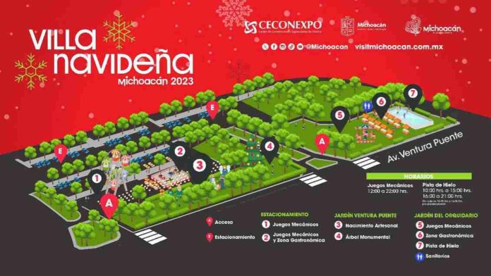 Villa Navideña, atractivo imperdible estas vacaciones