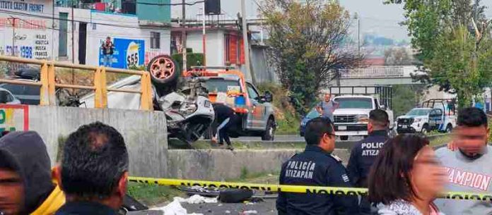 VIDEO FUERTE: accidente deja un automovilista muerto en Atizapán