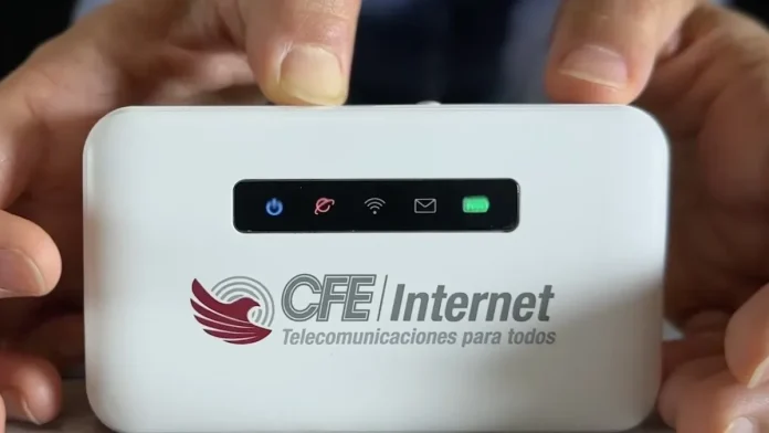 CFE anuncia 'MIFI' dispositivo de internet móvil de banda ancha