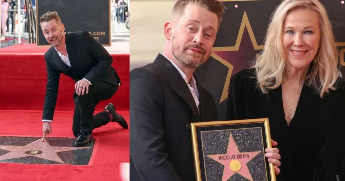 Macaulay Culkin de 'Mi pobre angelito' recibe estrella en el paseo de la fama