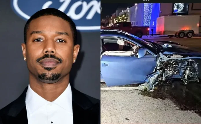 Michael B. Jordan protagoniza aparatoso accidente de auto