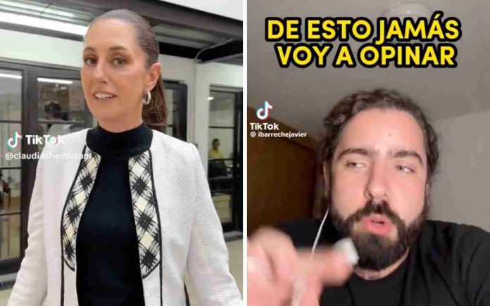 Sheinbaum pide a Ibarreche hablar sobre su documental; tiktoker se niega