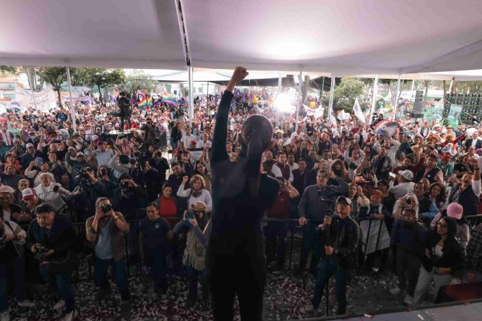 Claudia Sheinbaum se reunió con más de 800 mil personas durante su precampaña rumbo a la Presidencia de la República