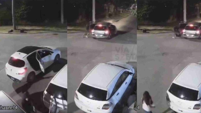 Hombres roban auto con una bebé a bordo y la avientan a la calle