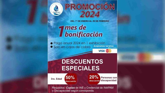 Capalac, Pone en Marcha “Campaña de Pronto Pago 2024”