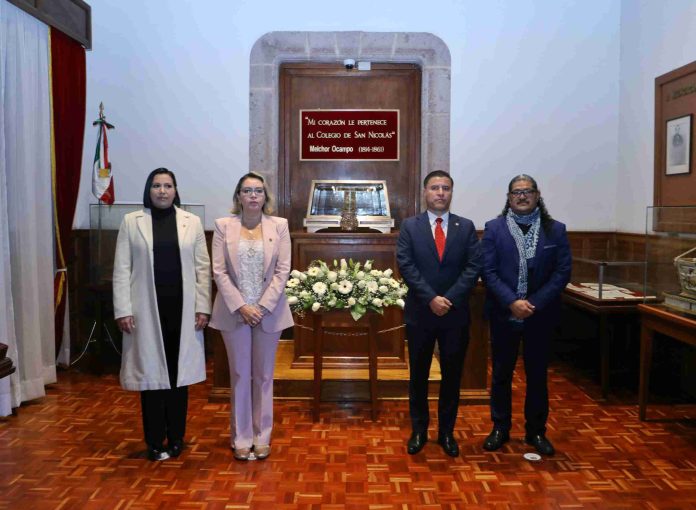 Reconocen legado de Don Melchor Ocampo para la UMSNH