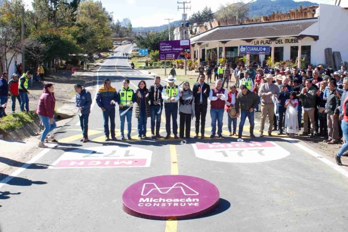 En un esfuerzo conjunto, el gobierno del estado, el gobierno de Pátzcuaro y el gobierno de Huiramba han llevado a cabo la exitosa rehabilitación del tramo carretero Cuanajo - Tupataro.