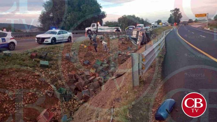 El encontronazo fue en en la autopista de Occidente