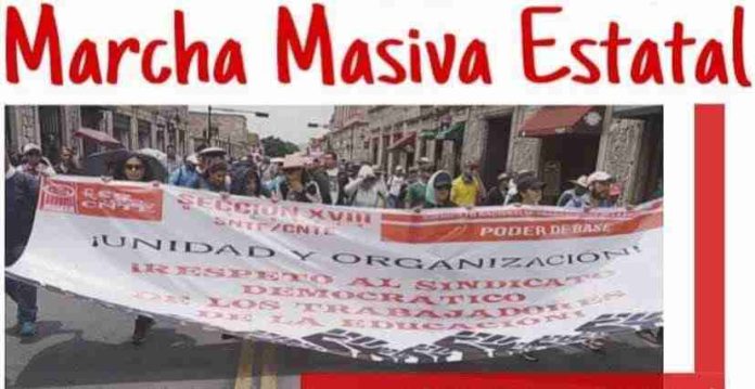 Poder de base Michoacán anuncia marcha masiva y paro de labores de hasta 72 horas