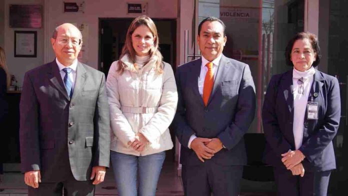 Diputada Daniela De Los Santos, Fiscal Adrián López y Presidente del Poder Judicial Jorge Reséndiz, realizan trabajos preparativos para el Centro de Justicia de Niñas, Niños y Adolescentes.