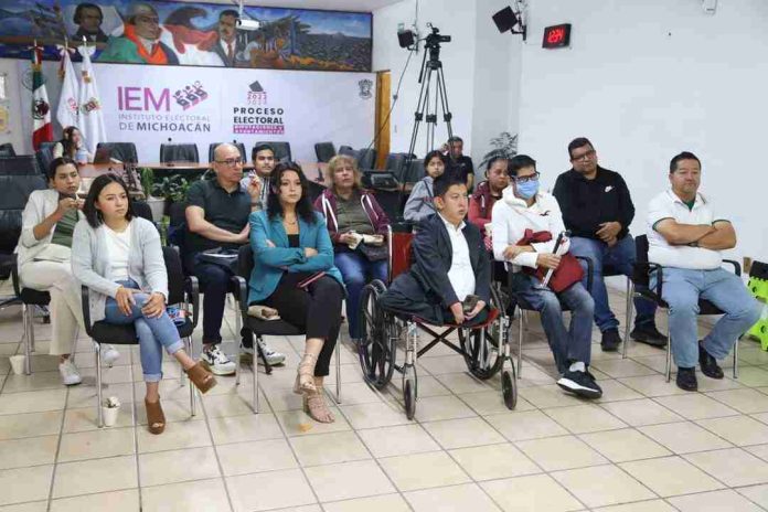 Partidos Políticos deberán registrar 12 personas con discapacidad en próximas elecciones: IEMc