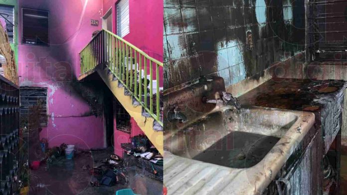 Tras voraz incendio en una casa de 