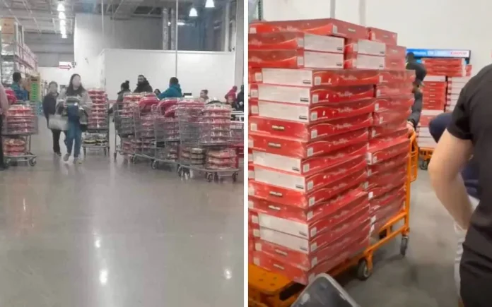 #Video: Euforia de reventa alcanza las roscas de reyes en Costco