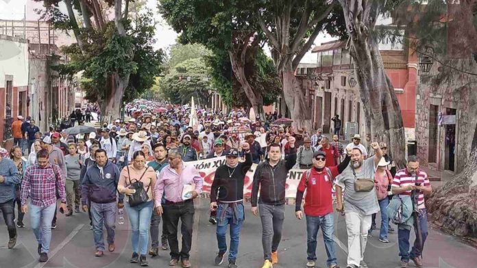 Paro de 48H de poder de base Michoacán inició este martes, demandan estabilidad laboral