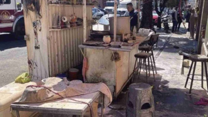 Explota puesto de tacos en la CDMX