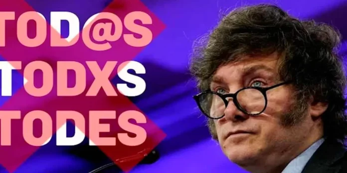 Javier Milei prohíbe lenguaje inclusivo en Administración Publica Argentina