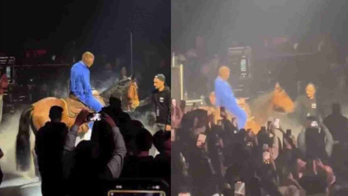 PETA critica a Bad Bunny por usar caballo en su tour