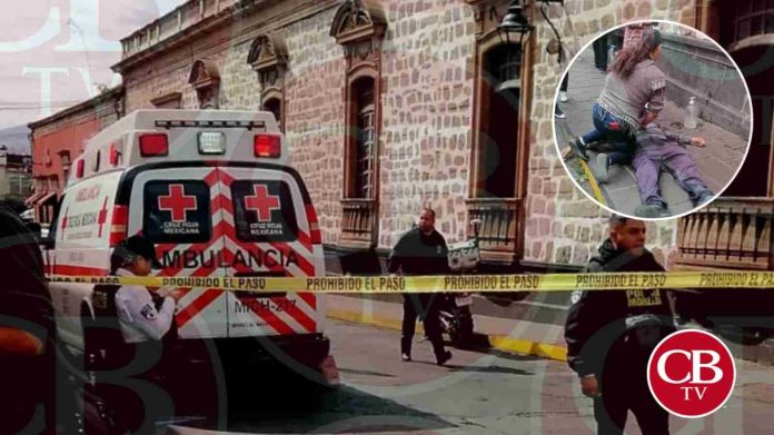 Adulto muere de infarto en el centro de Morelia